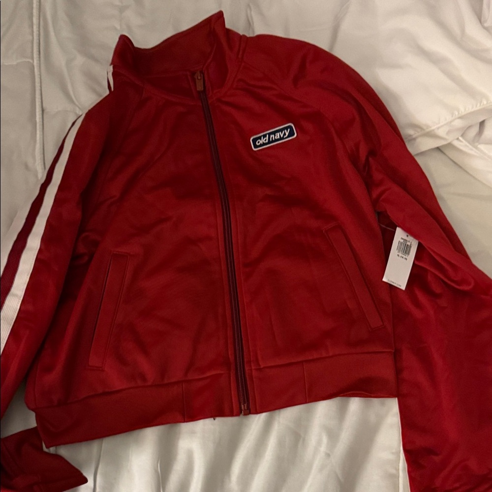 Old Navy Women's Red Bomber Jacket